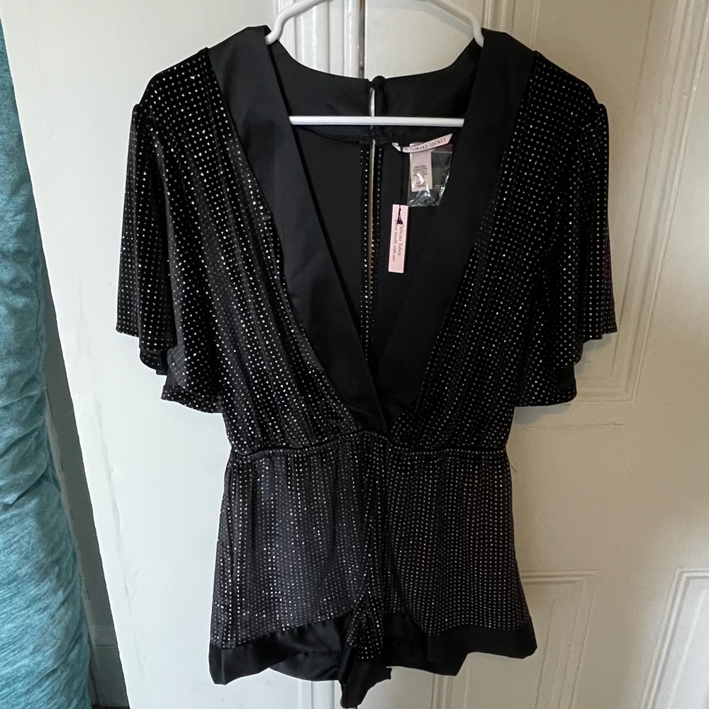 Victoria’s Secret Black Romper